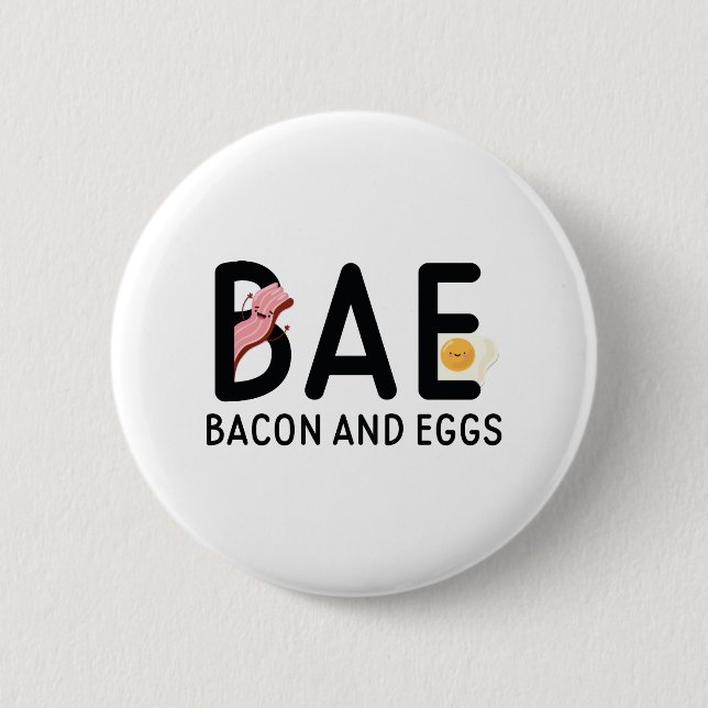 BAE Bacon och Ägg Knapp (Framsida)