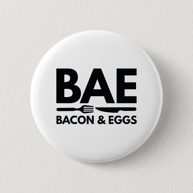 BAE Bacon och Ägg Knapp (Framsida)
