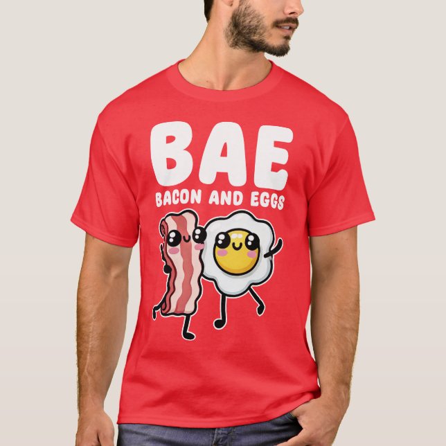 BAE Bacon och Ägg T Shirt (Framsida)