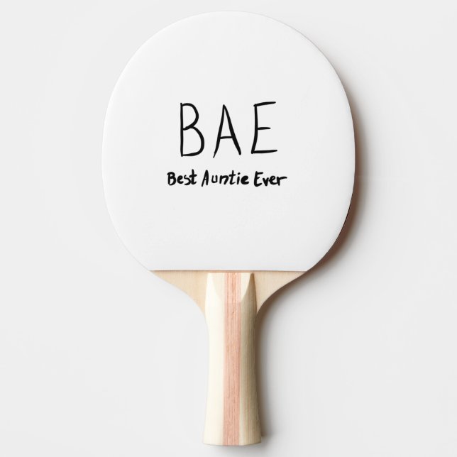 BAE - Bästa Auntie någonsin Pingisracket (Framsidan)