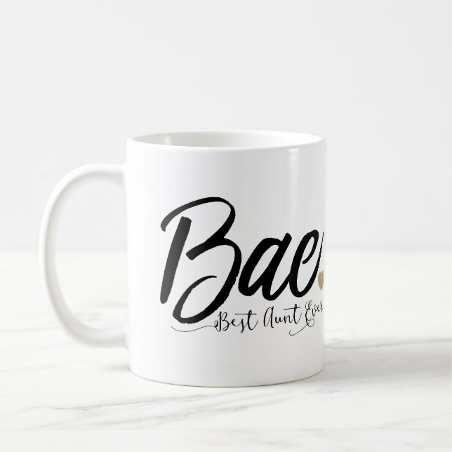 Bae Bästa Faster Någonsin Kaffemug Kaffemugg (Vänster)