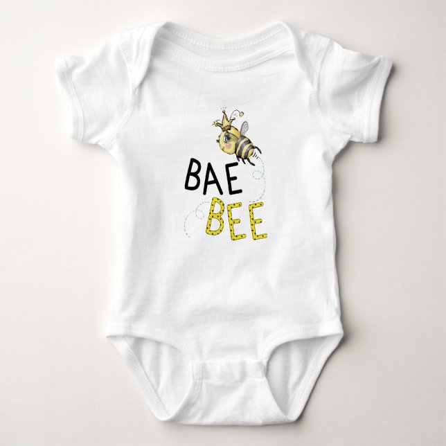 Bae Bee-Barnkläder, Bumblebekodräkt T Shirt (Framsida)