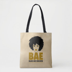 BAE: Black and Educated African Black Woman Tygkasse