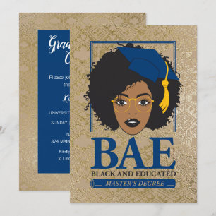 BAE Black and Educated Master's Degree Studenten Inbjudningar