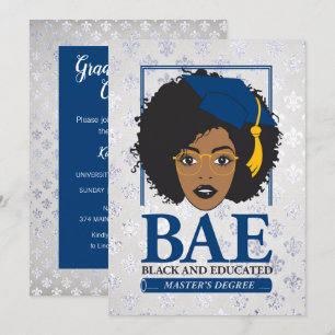 BAE Black and Educated Master's Degree Studenten Inbjudningar