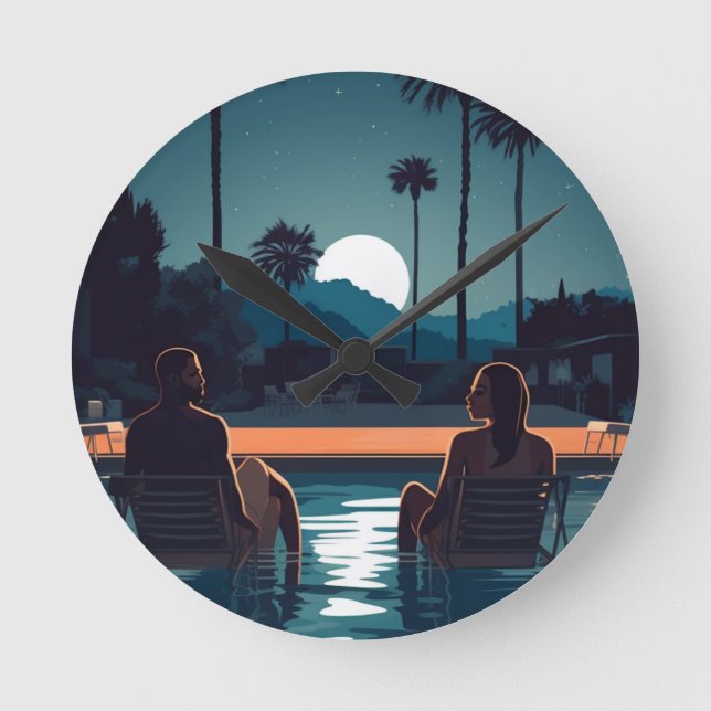 BAE-CATION #4 POSTCARD RUND KLOCKA (Framsida)