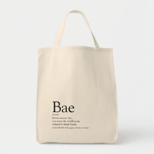 Bae Definition Flickvän Hustru Tygkasse