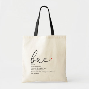 Bae-definition före någon annan tygkasse