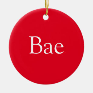 Bae Definition Hustru Make Pojkvän Flicka Julgransprydnad Keramik