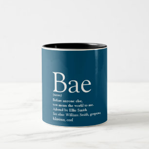 Bae Definition Pojkvän Make Två-Tonad Mugg