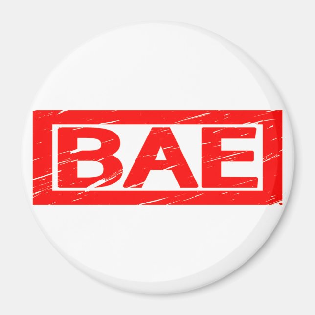 Bae Frimärke Magnet (Framsidan)