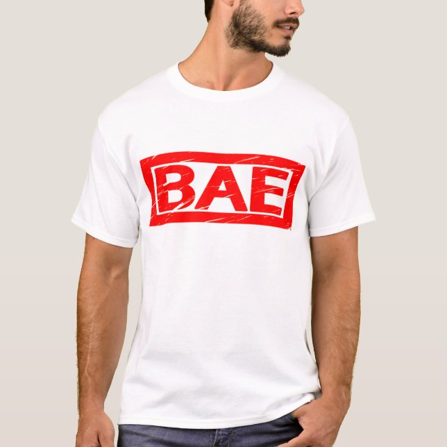Bae Frimärke T Shirt (Framsida)