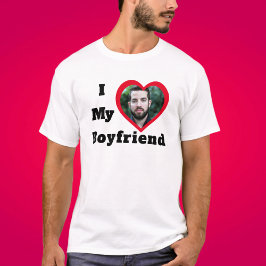 Bae Personlig Anpassningsbar Photo I Kärlek Min Bo T Shirt