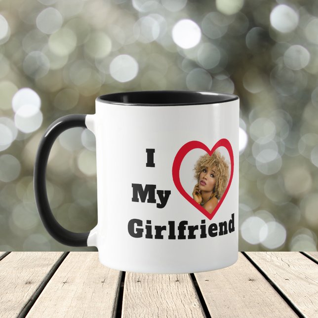 Bae Personlig Anpassningsbar Photo I Kärlek My Gir Mugg (Skapare uppladdad)