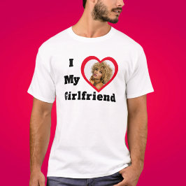 Bae Personlig Anpassningsbar Photo I Kärlek My Gir T Shirt