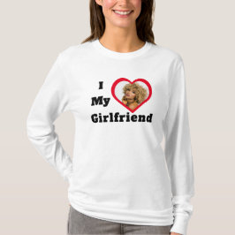 Bae Personlig Anpassningsbar Photo I Kärlek My Gir T Shirt