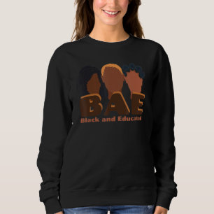 BAE Svart och utbildad drottning Naturligt hår Sva T Shirt