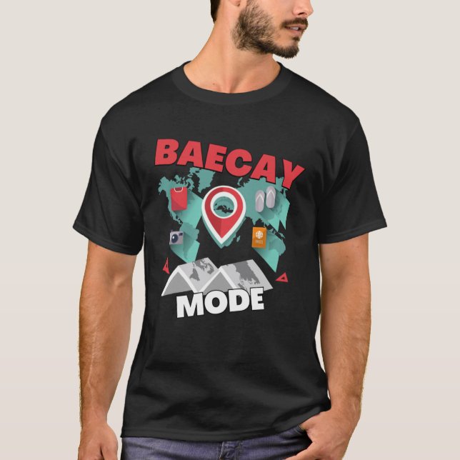 Baecay Mode Designs För Par Bae King Bae Catio T Shirt (Framsida)