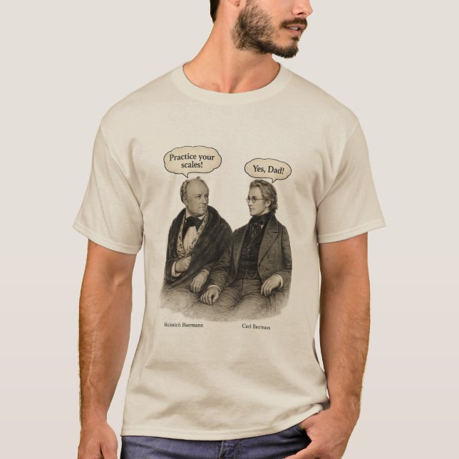 Baermann's Scale Secret: Dad's Eternal Lesson T Shirt (Framsida)