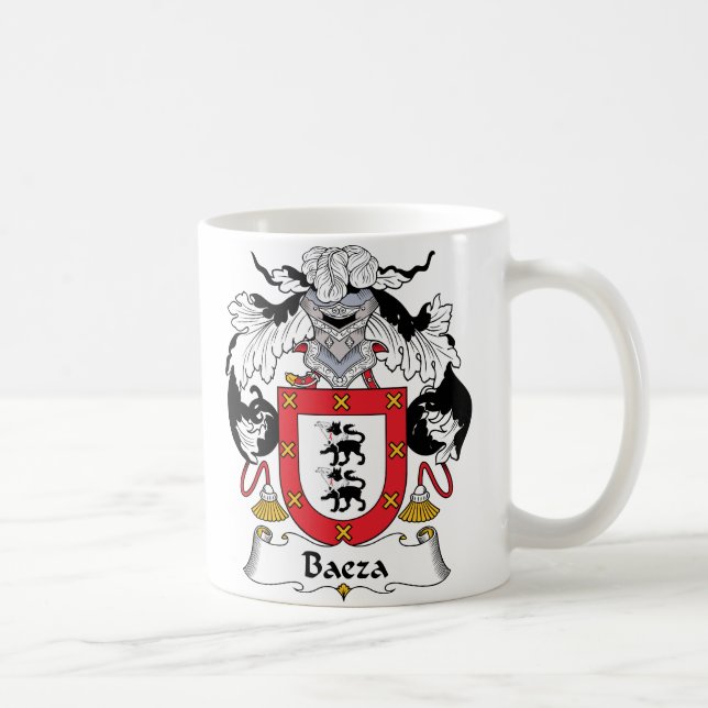 Baeza familjvapensköld kaffemugg (Höger)