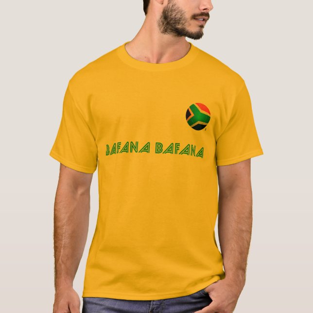 Bafana Bafana - Sydafrika fotboll Tee Shirt (Framsida)