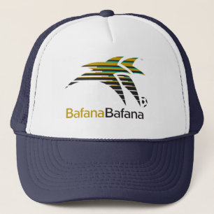 Bafana södra Bafana - afrikansk fotbollfotbollhatt Truckerkeps