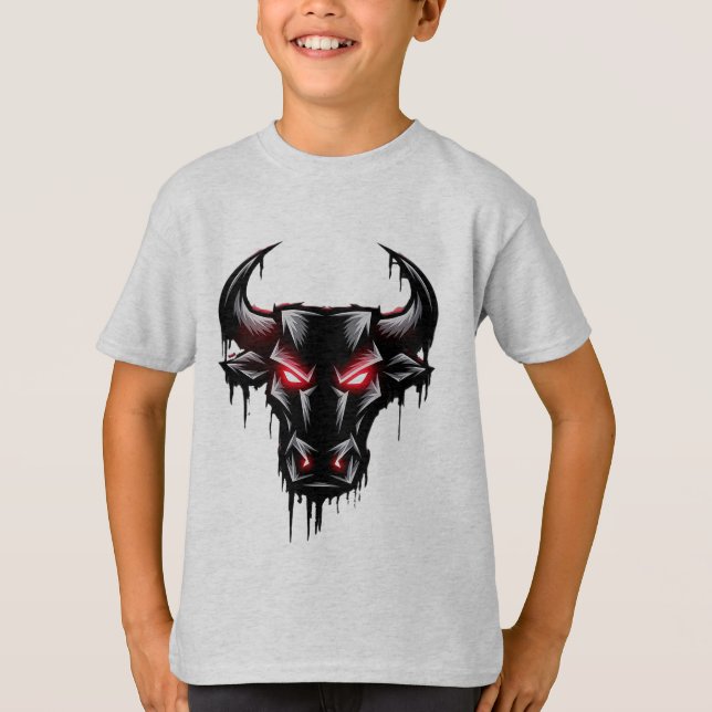bafelo svart huvud t shirt (Framsida)