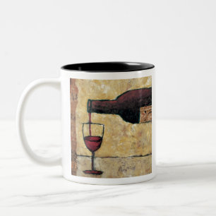 BAG04 röd Wine.tif Två-Tonad Mugg