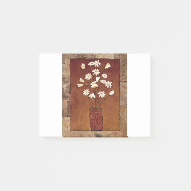 BAG12 vit Flowers.tif Post-it Block (Framsida)