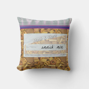 Bag av Snack-blandning av Snacks-dekorativa Dekora Kudde