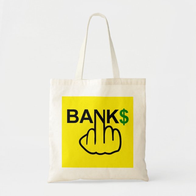 Bag Banker Corrupt Tygkasse (Framsidan)