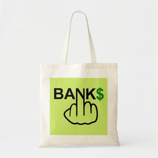 Bag Banker Corrupt Tygkasse (Framsidan)