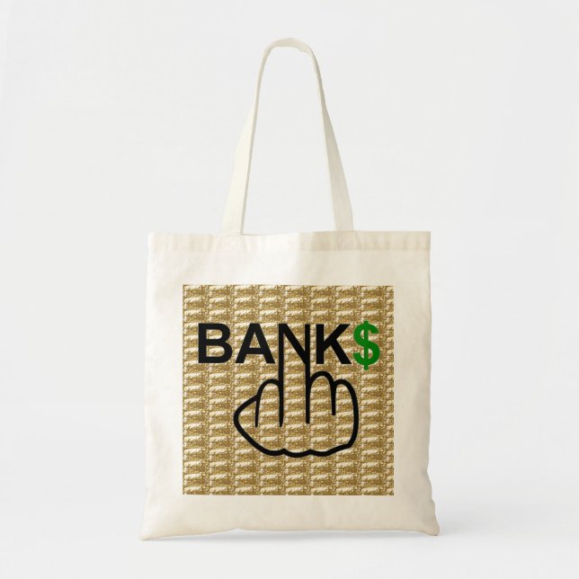Bag Banker Corrupt Tygkasse (Framsidan)
