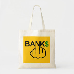 Bag Banker Corrupt Tygkasse