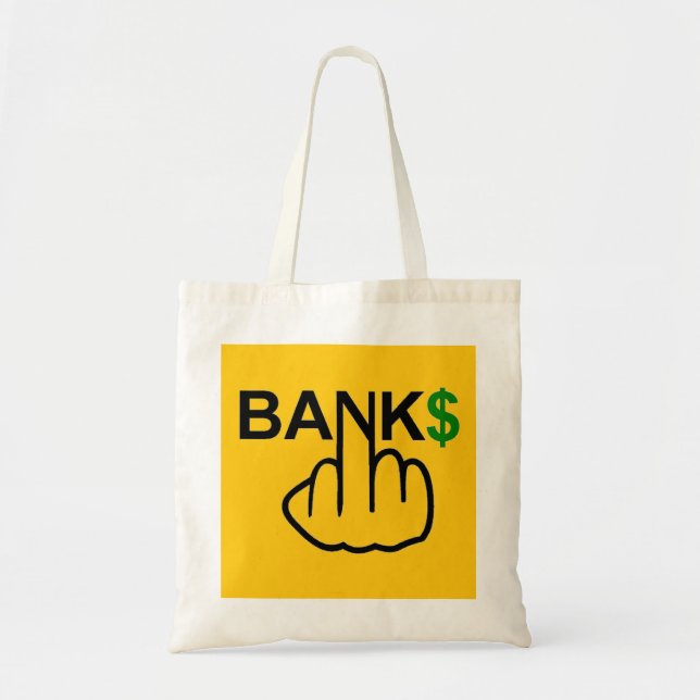 Bag Banker Corrupt Tygkasse (Framsidan)