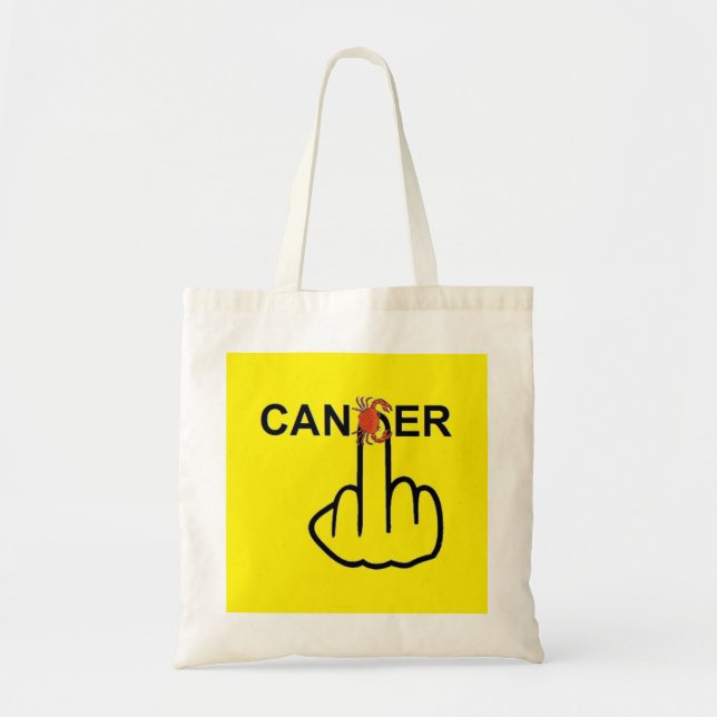 Bag Cancer Flip Flip Tygkasse (Framsidan)