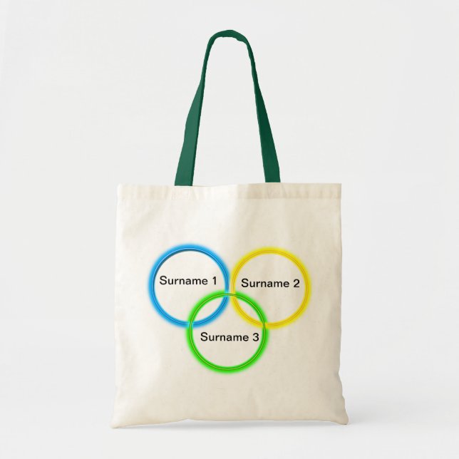 Bag - familjeskärningspunkt tygkasse (Framsidan)