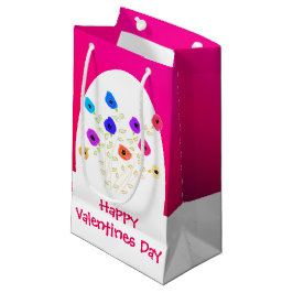 Bag för Bright Rosa Flowved Lycklig Valentiness Gi