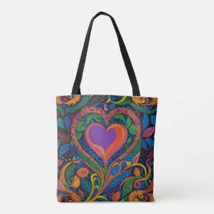 Bag för Heart Kärlek Edition Tygkasse