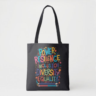 Bag för inspirationstecken för empowerand och mång tygkasse