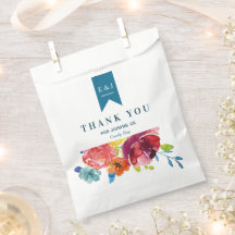 Bag för ljusa sommarfärgade bröllop