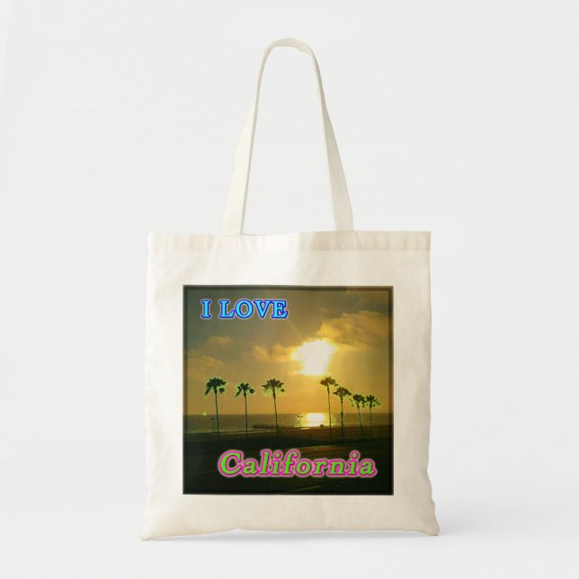 Bag för "Loely California 2" Tygkasse (Framsidan)