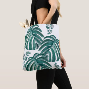 Bag för utskrift av innehållsskylt för botaniskt H Tygkasse