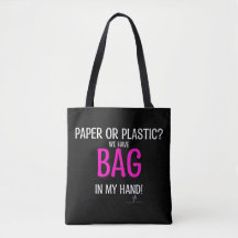 Bag in hand Shock rosa Pers. Med. Tote