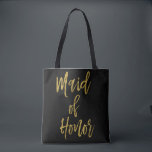 Bag maid of honor Guld Bröllop Tygkasse<br><div class="desc">Maid of honor Guld Bag är den påse i perfekt bröllop som ska resa med till ett destinationsbröllop.</div>