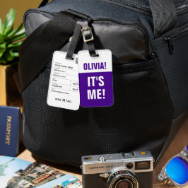 BAG MÄRKRE - det är jag! Bagagebricka