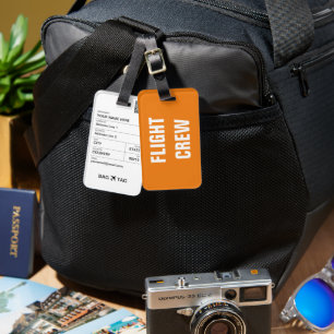 BAG MÄRKRE - Flygbesättning Bagagebricka
