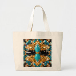Bag med Bahamas Färg Design Jumbo Tygkasse