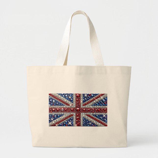 Bag med British Färg Design Jumbo Tygkasse (Framsidan)