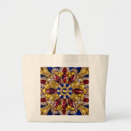 Bag med Colombias Färg Design Jumbo Tygkasse